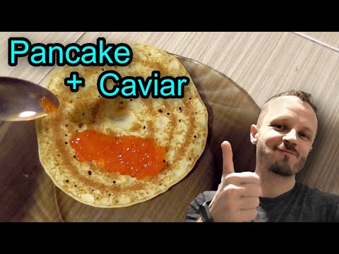 Russian Pancakes With Caviar