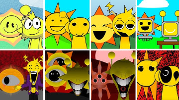 Incredibox - Sprunki but MIX MR SUN AND SIMON in ALL Different Mods