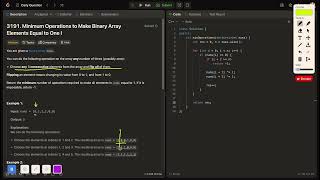 3191  Minimum Operations to Make Binary Array Elements Equal to One I