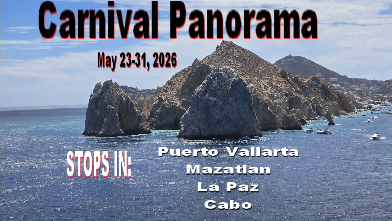 Carnival Panorama May 23 to 31 2026 Balcony 9404 show insta360 go 3s