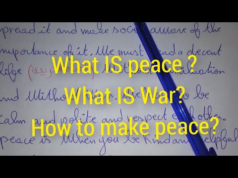 ثلاث وضعيات ادماجية مقترحة لاختبارات الفصل1 لثانية ثانوي حول ماهو السلام ماهي الحرب وكيف نصنع السلام