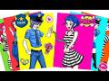 POLICE ZOEY Arrested?! HUNTRIX Mystery 🚔 KPOP DEMON HUNTERS Sticker Book ASMR