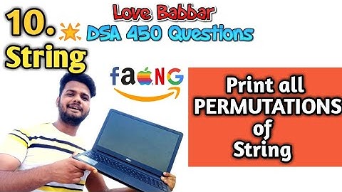 Print all Permutations of given string | love babbar dsa 450 questions | gfg | leetcode