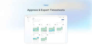 Approve & Export Timesheets