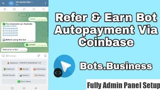 How to make a Coinbase Auto payment bot With bots.business | How to make Coding Bot screenshot 5