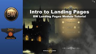 Baileywiki Landing Pages Module for FoundryVTT Tutorial - Intro to Landing Pages