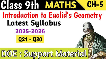 Class 9 Maths Chapter 5 Introduction to Euclid