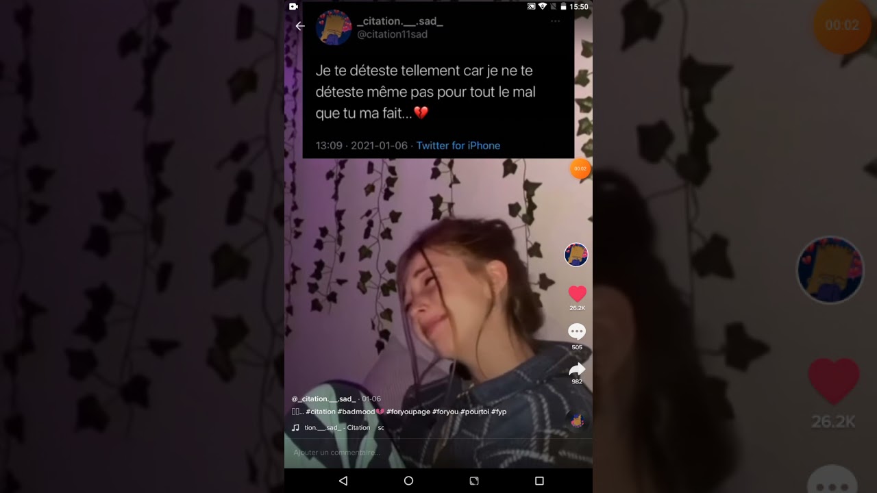 Citation Triste Partie 2 Youtube Citation Triste Partie 2 Youtube
