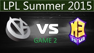 LPL Summer 2015 Week 9 Day 3 - Master3 vs Vici Gaming - Game 2 - M3 vs VG G2 W9D3