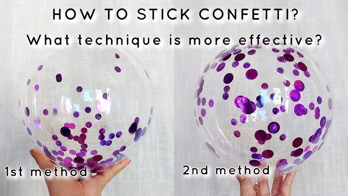 Tutodéco - DIY Ballon confettis 