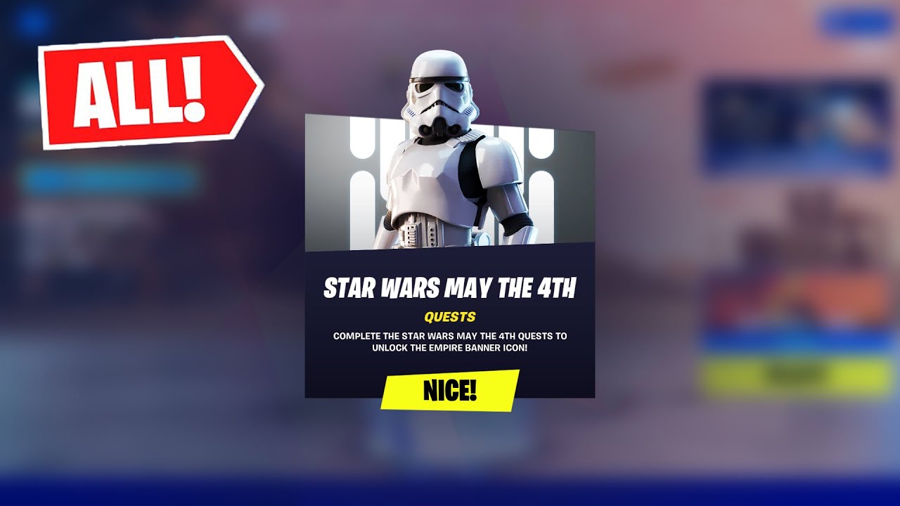 How to Complete All *May The 4th Quests* in Fortnite (Full Guide)