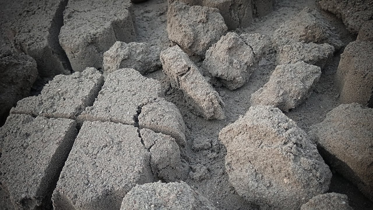 Sand Soft Fall New video of super soft falling sand chunks crumbling on floor 🥰 - YouTube