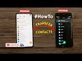 How To Transfer Contacts Android To Android  #howto | Tech Tak