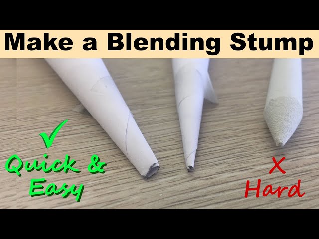 How to Use Blending Stumps: Tips for Drawing and Shading