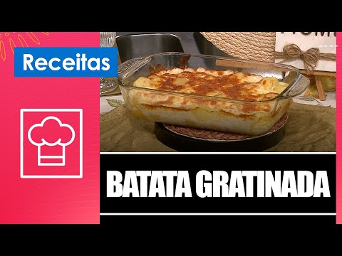 Aprenda a fazer uma deliciosa batata gratinada com a a chef Élida Bernardes – 30/10/25