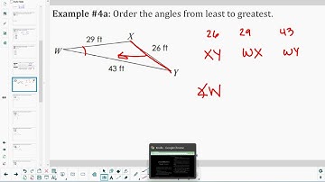 Geometry 6.5 Inequalities in One Triangle