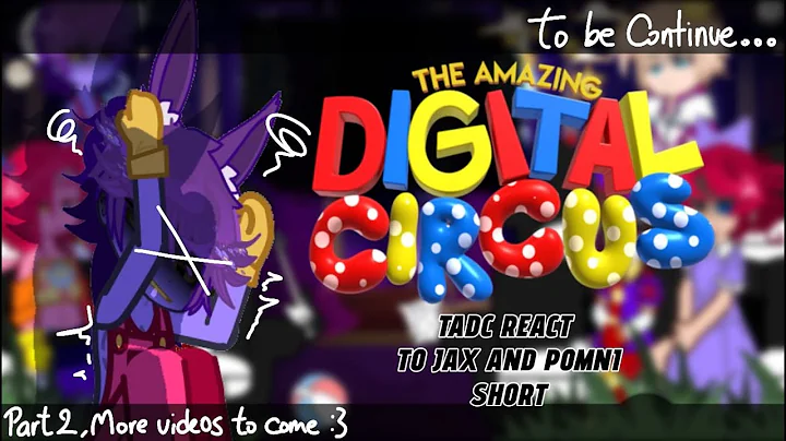 The amazing digital circus react to Jax & Pomni ||Part 2|| Angst// VERY short reaction video🎪