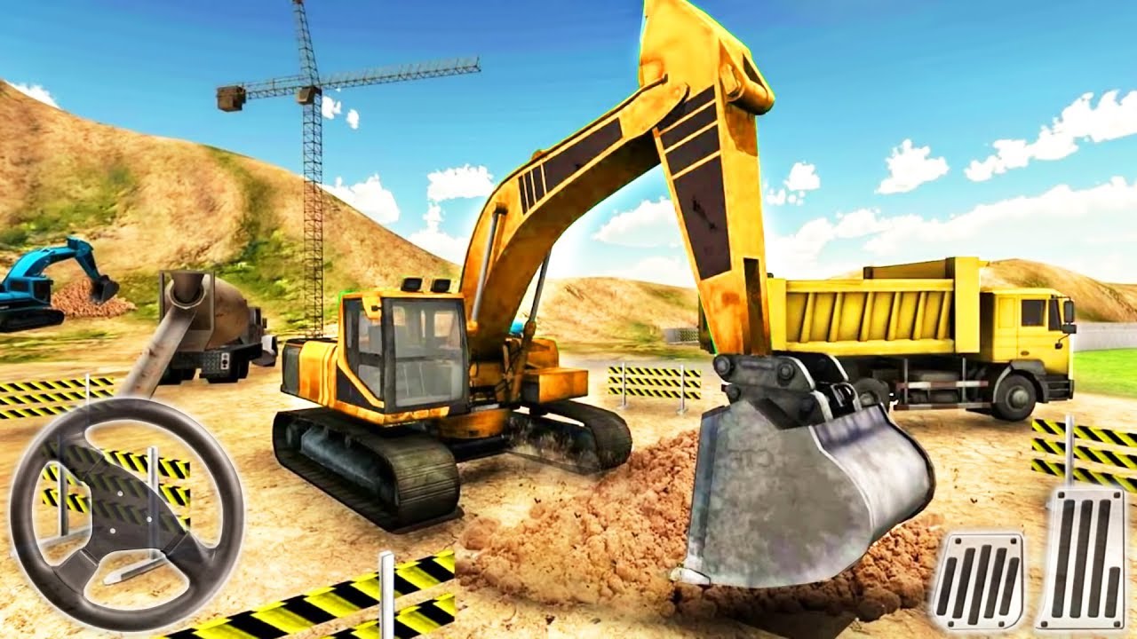  Heavy  Excavator  Simulator  City Construction Android 