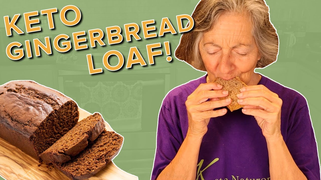 Keto Gingerbread Loaf - Nut Free Made With Pork Rind Flour