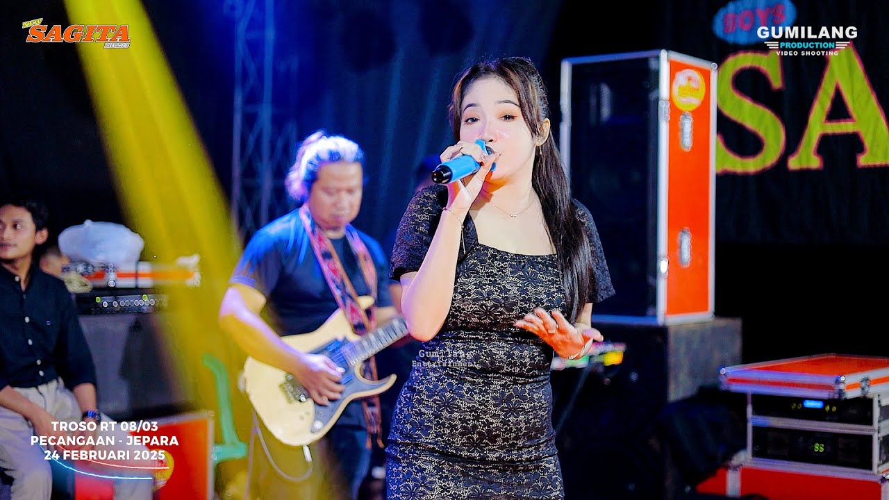 AIR BUNGA - DIN ANNESIA - NEW SAGITA MUSIC - WEDDING ZANIS & NITA - TROSO PECANGAAN JEPARA