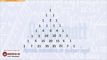 Animação do triângulo de Pascal ou triângulo Aritmético