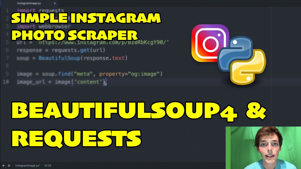 Beautifulsoup find. Python BEAUTIFULSOUP 4. Instagram Scraper Python. Beautiful Soup Python request. Python BEAUTIFULSOUP 4 logo PNG.