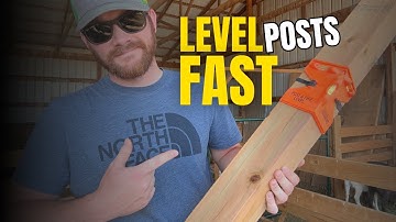The Fastest Way to Level Fence Posts