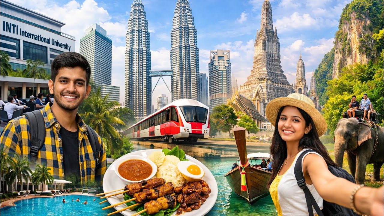 Semester Exchange Journey 🇮🇳➡️🇲🇾 | Parul University to INTI Malaysia + Thailand Trip