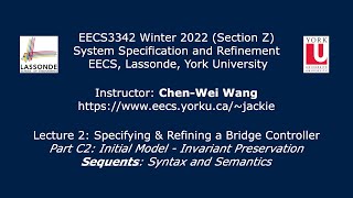 [HD] EECS3342 W22 - Lecture 2 - Part C2 - Sequents: Syntax and Semantics