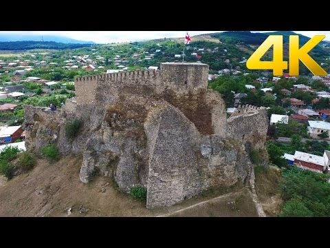 Surami Fortress / სურამის ციხე / Крепость Сурами / - Georgia, 4K aerial video footage DJI Inspire 1