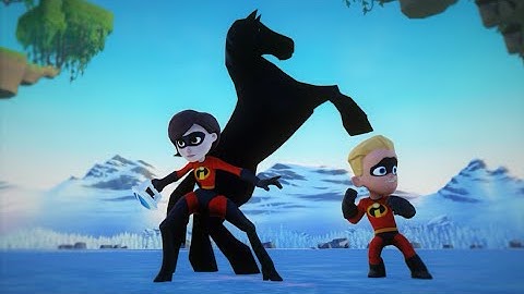 The Incredibles custom cartoon video w/fun songs - Elastigirl and Dashiell Parr