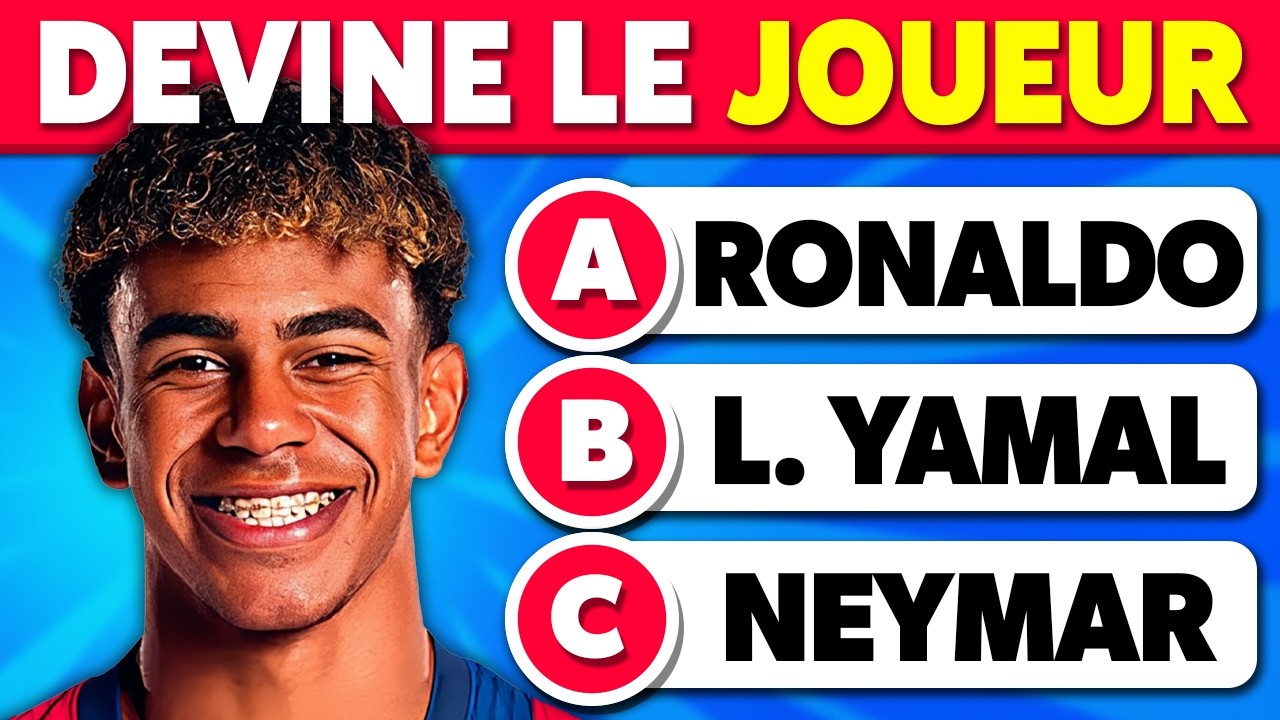 Devine le NOM de 80 JOUEURS de FOOTBALL ⚽️👕 | Facile à Impossible | Quiz Football