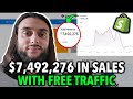 See How This Shopify Dropshipping Store Made Over $7MILLION WITH FREE TRAFFIC