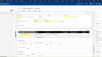 X3 Sales Order Creation