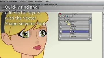 Anime Studio 10 - Pro - Vector Shape Selector - Feature Overview