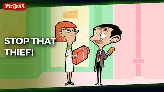 mr bean catches thief gets reward mr bean adventures