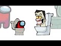 Mini Crewmate Kills Skibidi Toilet Characters - Part 2 | Among Us