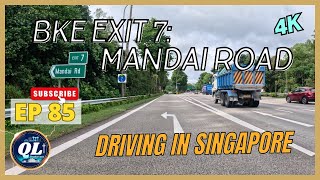 Driving in Singapore: BKE Exit 7: Mandai Road | CCK  Yishun | Come Drive with Me Ep 85 | [4K]