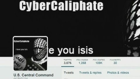 CENTCOM Twitter account hacked, suspended