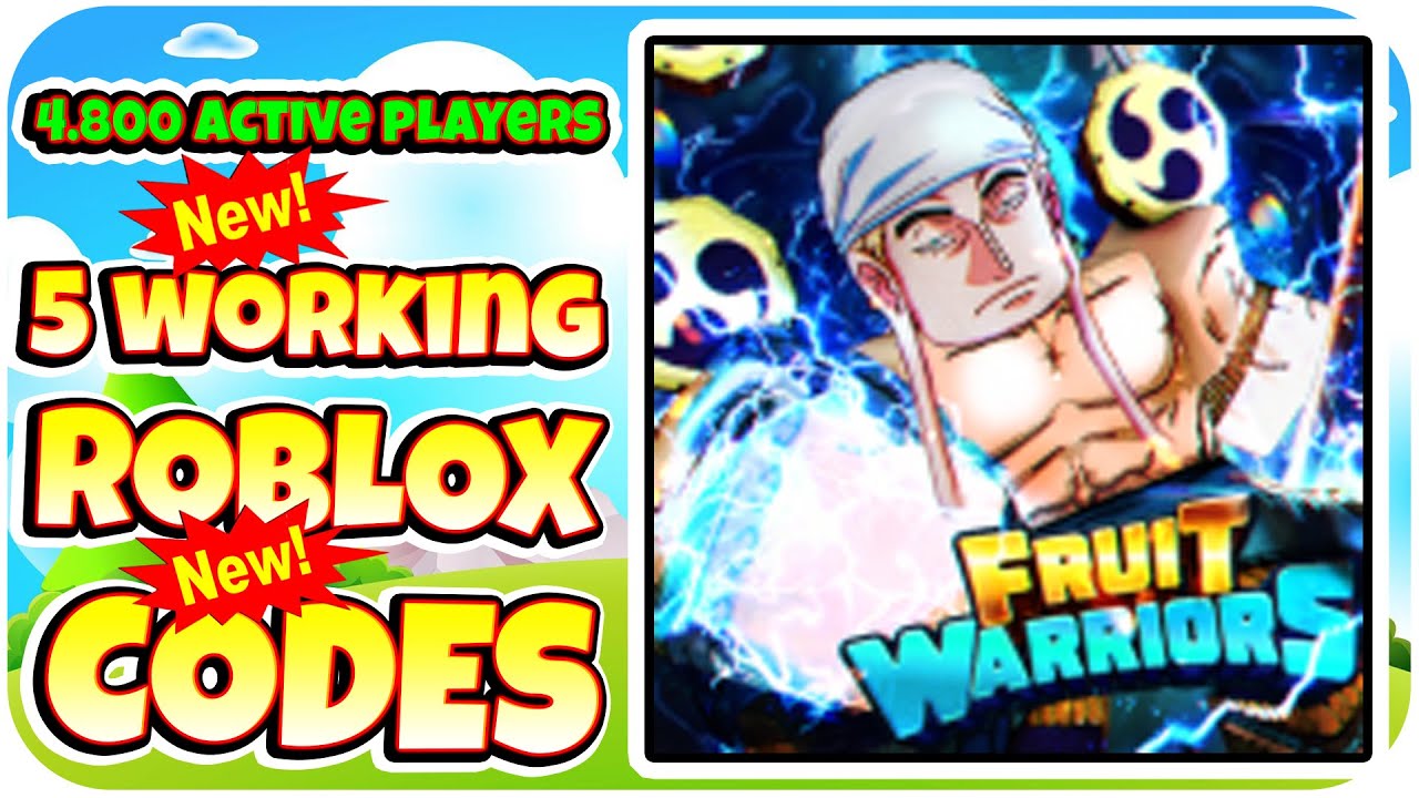 NEW* ALL WORKING CODES FOR FRUIT WARRIORS IN 2023! ROBLOX FRUIT WARRIORS  CODES 