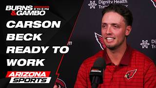 Arizona Cardinals QB Carson Beck shares excitement to play under Mike LaFleur