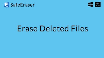 SafeEraser: Erasing Deleted Files on Your iPhone/iPad/iPod