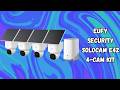 Facial Recognition Security | eufy Security SoloCam E42 4-Cam Kit - FULL REVIEW