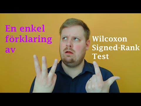 Video: När ska jag använda Wilcoxon signed rank test?