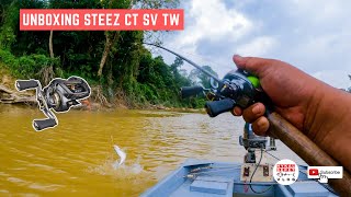 Unboxing Daiwa Steez CT SV TW 700 + casting gohok/begahak - Vlog 72 - Casting Sungai Pahang