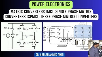 Matrix Converters (MC), Single Phase Matrix Converters (SPMC), Three Phase Matrix Converters