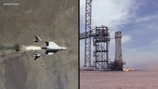 Comparing Jeff Bezos' and Richard Branson's upcoming space flights