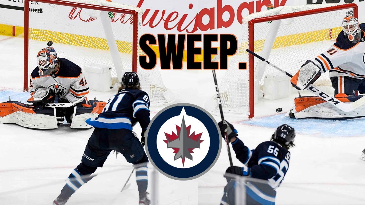 THE WINNIPEG JETS SWEEP THE EDMONTON OILERS!!! (Series Highlights