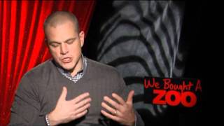 Matt Damon and Cameron Crowe Interview for WE BOUGHT A ZOO