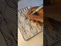 Simple Drawings Zentangle pattern #art #zentanglelegend #drawing #music #satisfying